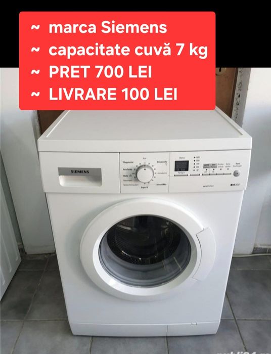 Masini de spalat rufe Bosch / Siemens,  import Germania.  W 10050 P