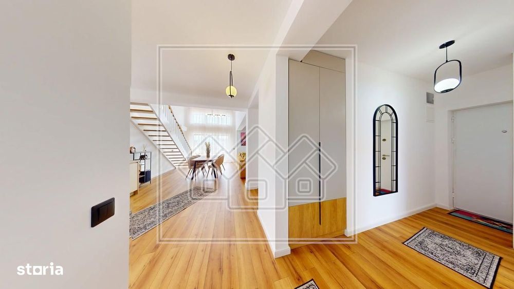 Penthouse cu design deosebit, mobilat modern, terasa