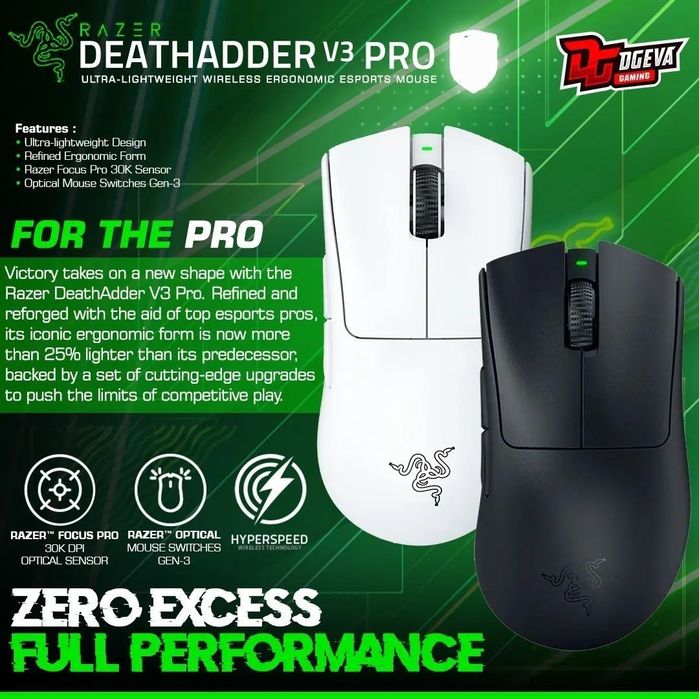 Razer Deathadder V3 Pro СКИДКА Superlight мышка/мышь Беспроводная