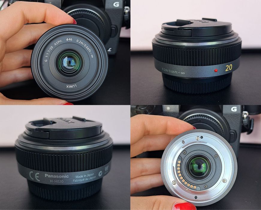 Фотоапарат Panasonic Lumix G7 + 3 обектива + пълен комплект аксесоари