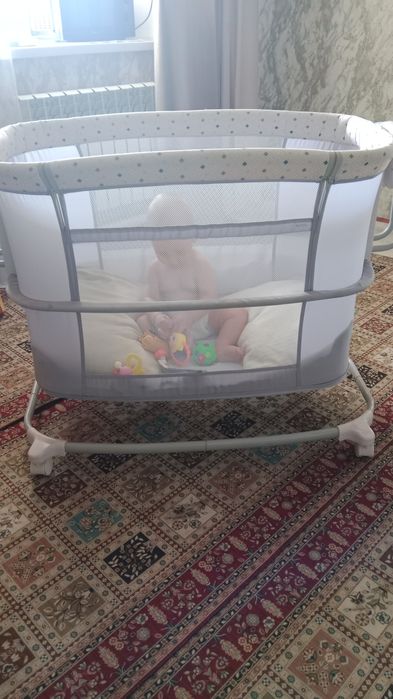 Продам манеж2в1 срочно