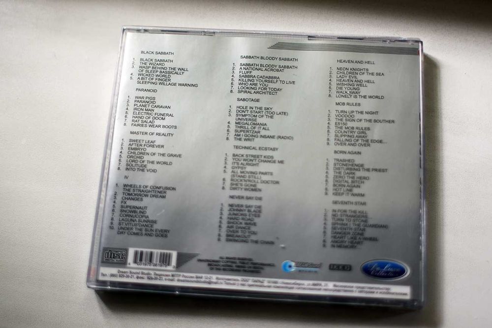 CD-диск группа BLACK SABBATH