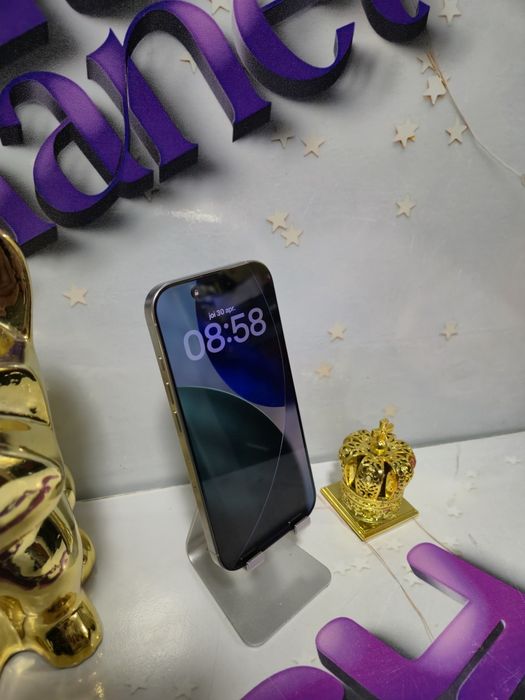iPhone 16 PRO White.5G 128GB Baterie Originală:91%.Preṭ fix!