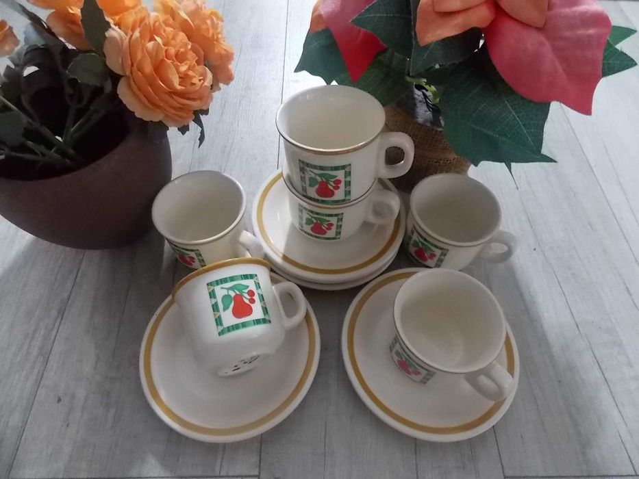 set de cafea espresso din portelan - 25 lei/set