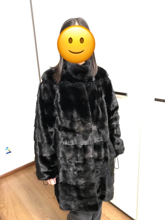 Норковая шуба двусторонняя