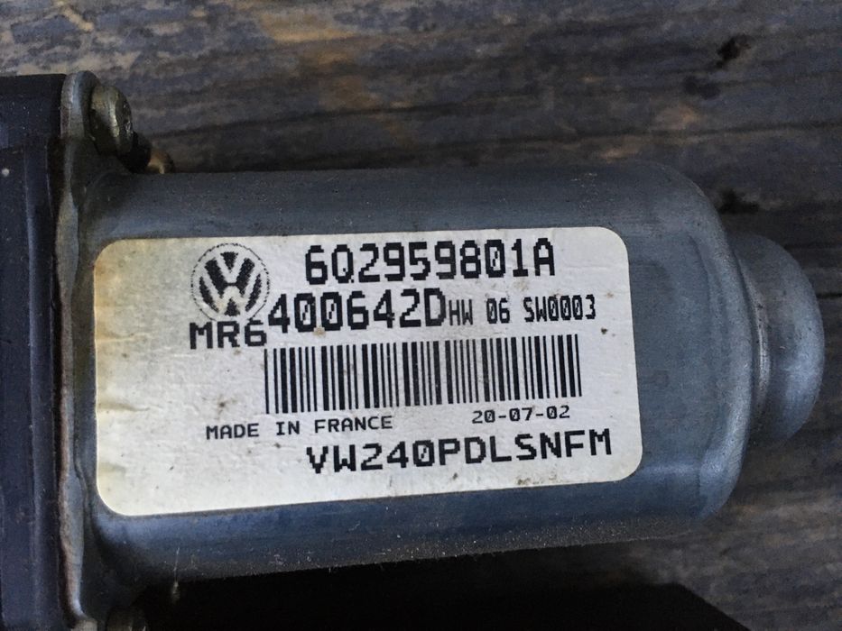 Motoras Macara Stanga Dreapta Fata Vw Volkswagen Polo 9N Skoda Fabia 1