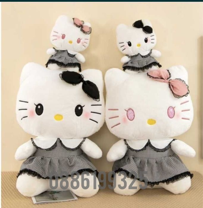 Плюшена играчка Kuromi от серията Hello Kitty Sanrio, 50см