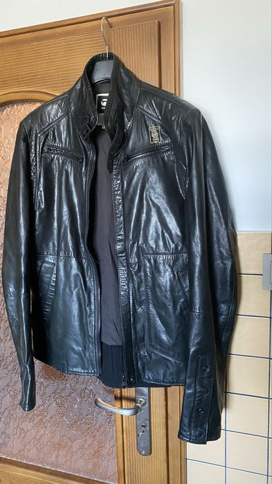 G-Star L/M  кожено яке отлично