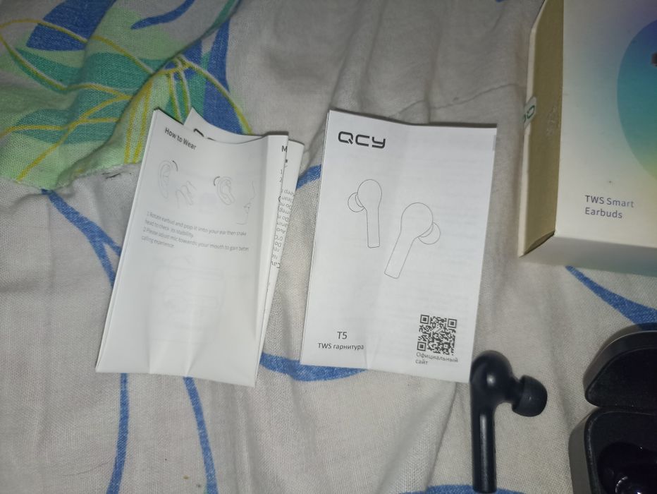 Продам беспроводные наушники Qcy T5