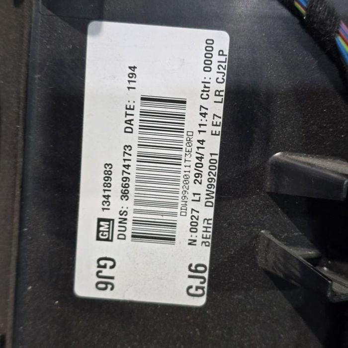 Carcasa aeroterma habitaclu Opel Astra J Facelift