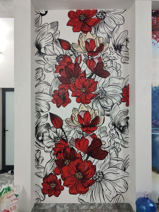 Devorga rasm. Dizayn. Rassomlik. Dekor.