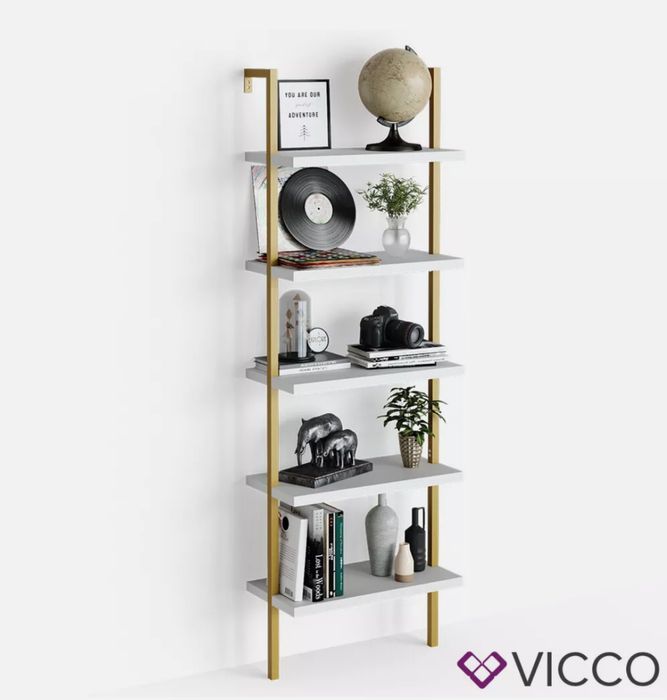 Етажерка за стена МДФ + метал 2636