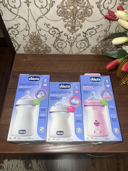 chicco бутылки 100% оригинал.