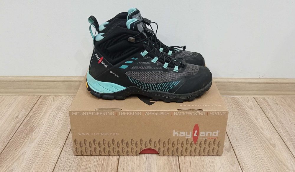 Дамски туристически обувки Kayland Stinger Black/Azure GTX – Размер 38.5 (със забележка)