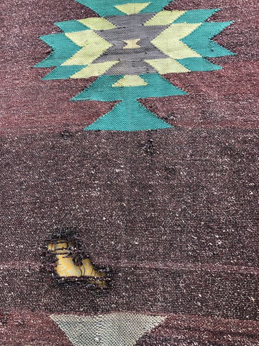 Тъкани черги и покривка