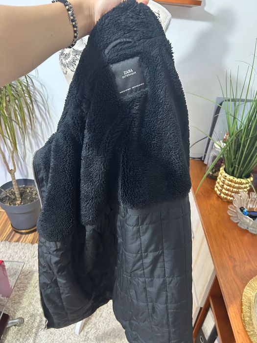 Geacă ZARA îmblănită nouă