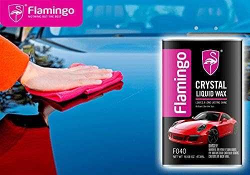 Полираща вакса Flamingo Crystal Liquid Wax - 470мл.