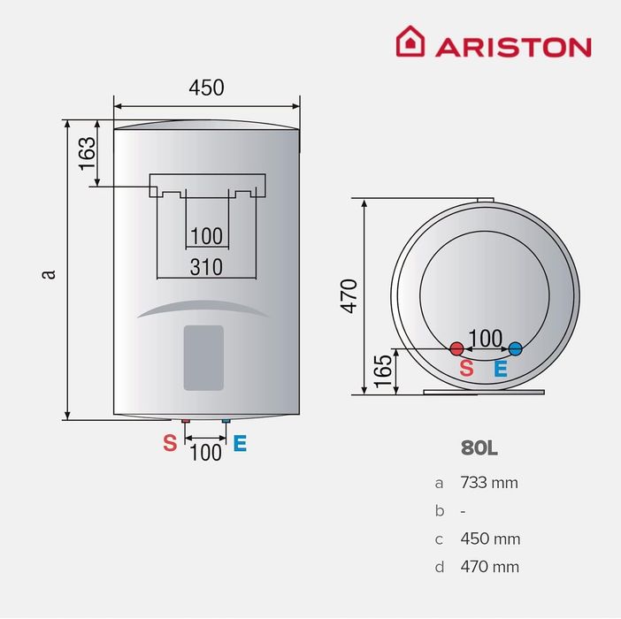 Бойлер Ariston Lydos 80л. 1500W
НОВ, неизползван
Закупен от Испания.