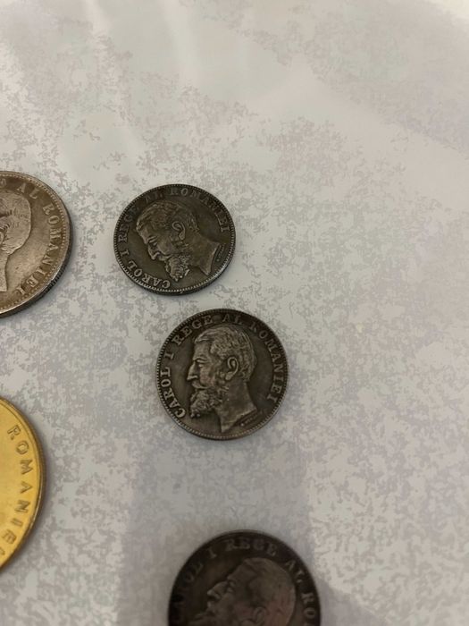 5 Lei   1885Carol I , r e p l i c a