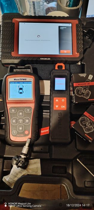 НОВИ! Датчици за налягане в гумите TPMS LAUNCH Обучение Монтаж!