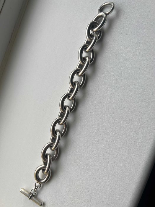 Bratara argint 925 masiva – vintage / antichitate – 108 g