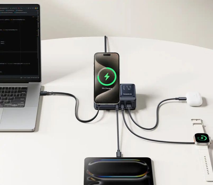Сетевое зарядное устройство Baseus Nomos 8-in-1 Charging Station