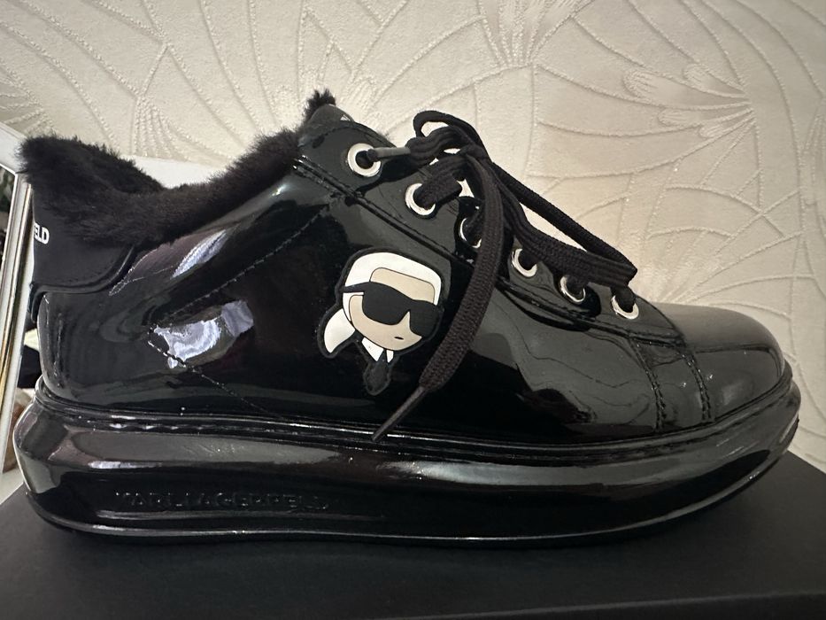 Домски сникърси Karl Lagerfeld лак