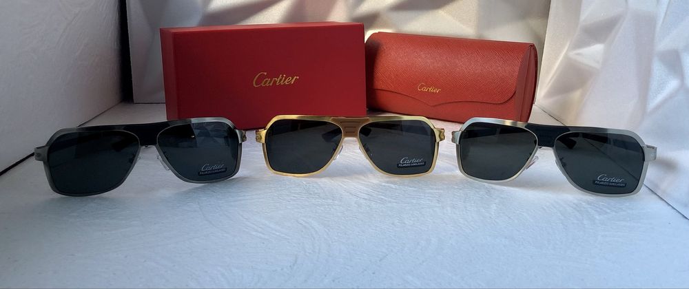 Мъжки слънчеви очила 3 цвята черни