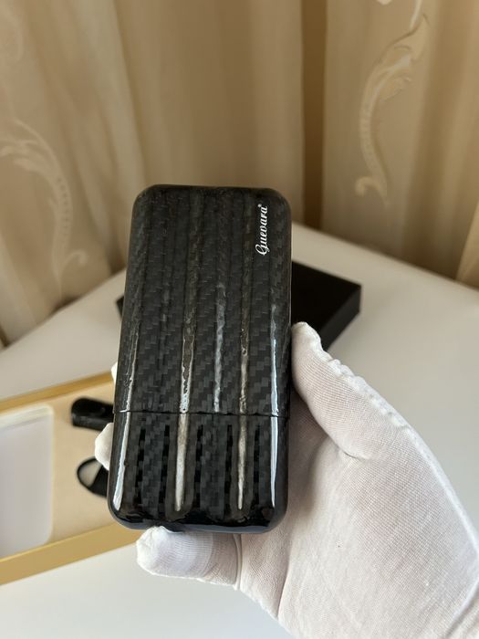 Guevara подаръчен комплект за пури – калъф, запалка и резачка