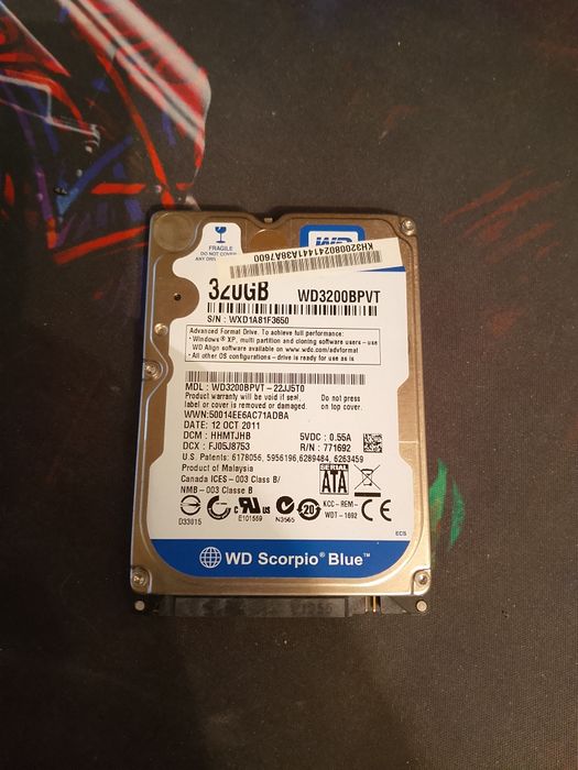 Продам дж диск 2.5 дюйма 320 гб