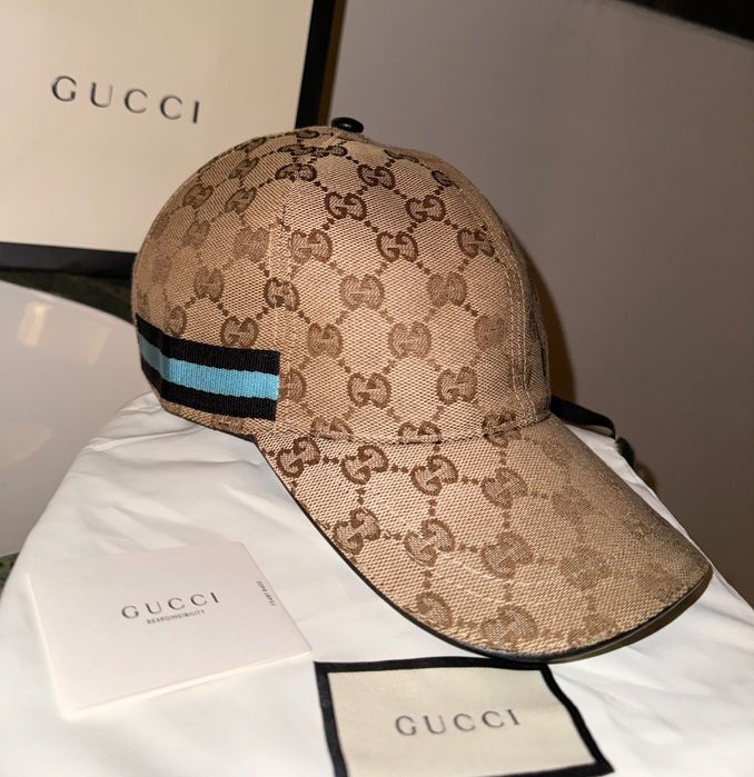 Șapcă originală Gucci bej Limited Edition nouă