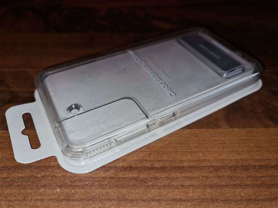 Husa originala Samsung Clear Standing Cover Galaxy S21 FE 5G G990