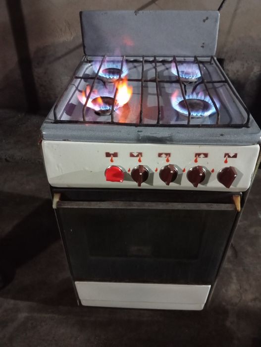 Газ плита отлично работает