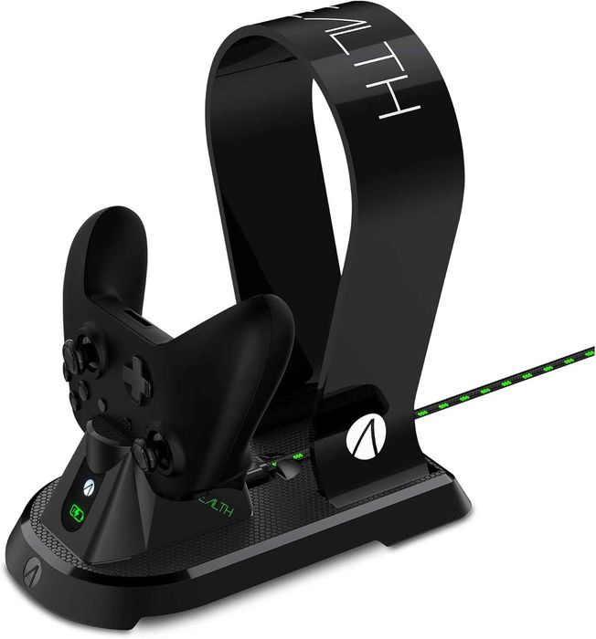 Зарядна станция Stealth SX-C60  със стойка за слушалки за XBOX ONE