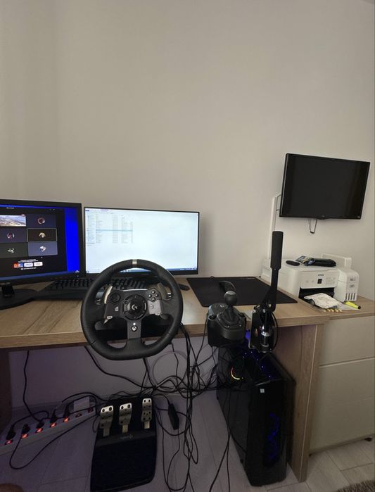 Setup Logitech g920 Complet Volan/Pedale/Schimbator/Frana de mana