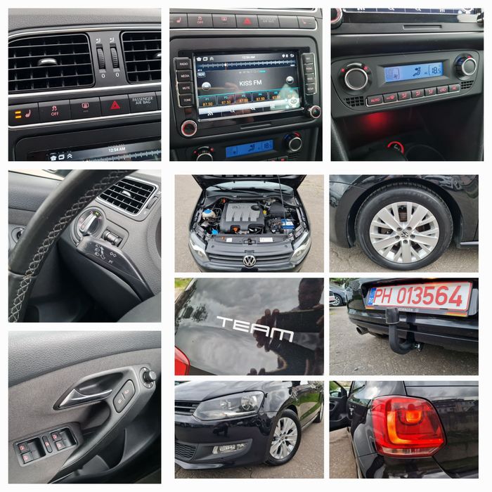 VW Polo TEAM ~ 2012 ~ 1.6 TDI - 90 CP ~ Euro5 ~ Navi , Klimă , Senzori , Jante ~ Import Germania