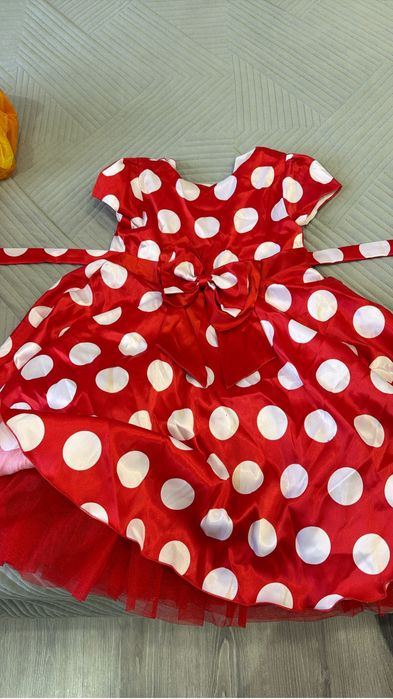 Платье детское в горошек