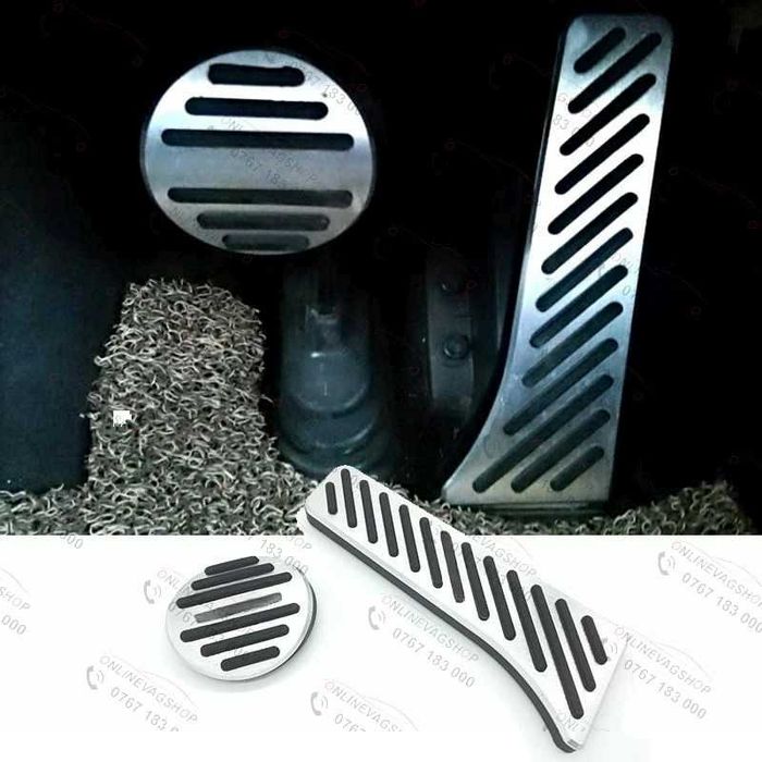 Ornamente pedale inox pentru Smart Fortwo 451