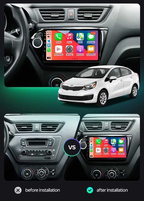 Kia Rio 3 2011 - 2015 Мултимедия Навигация Android
