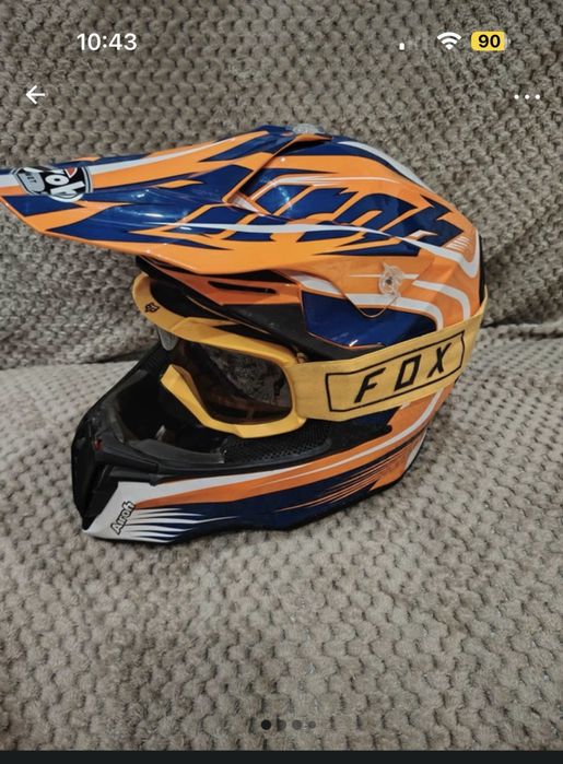 Casca motor/atv Fox