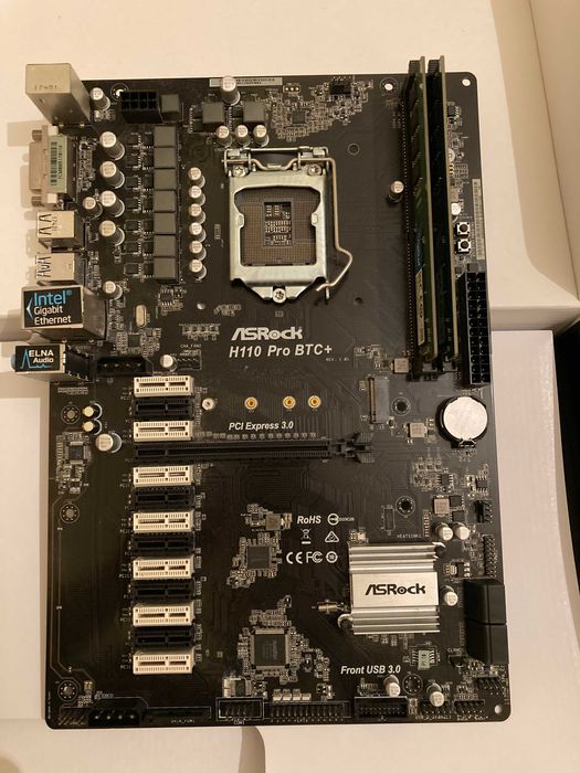 Дъно asrock + процесор Celeron 2.9GHz + RAM 8GB