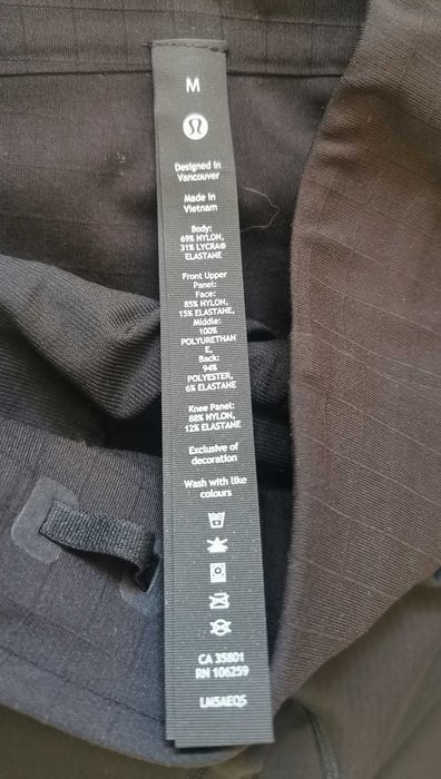 Colanti barbati Lululemon Surge Warm Tight size M noi fara eticheta