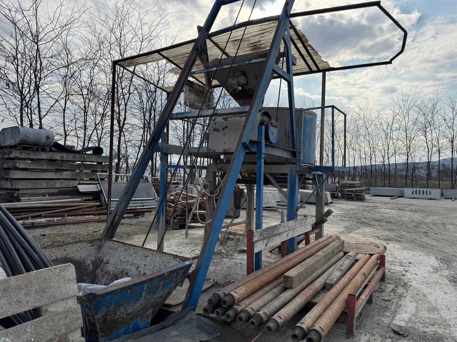 mini statie de preparat betoane umede si semiumede