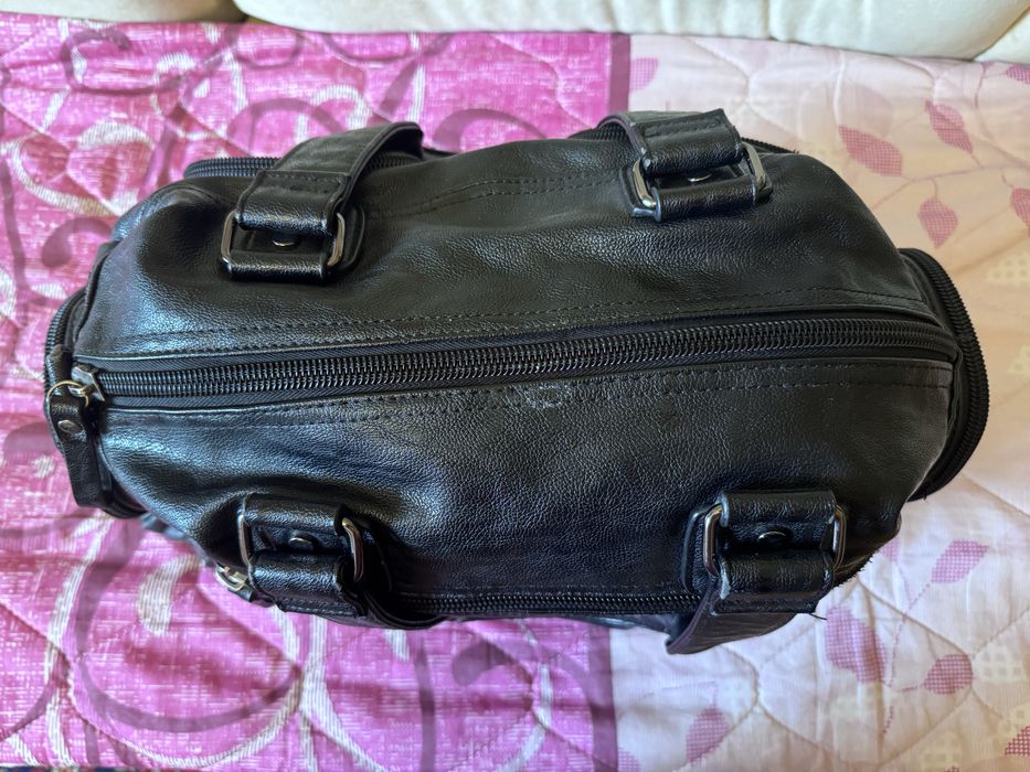 Сумка дорожная кожаная