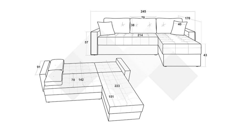 Диван нов отворен преди 3 дни