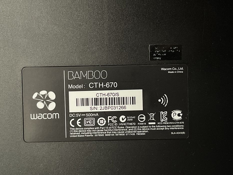 Графический планшет Wacom Bamboo CTH-670 (Medium) Цена Договорная