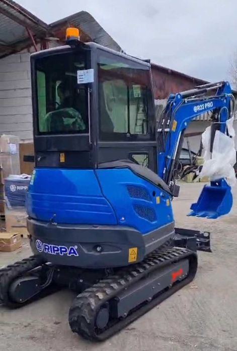 Miniexcavator RIPPA R22 PRO, ultimul model