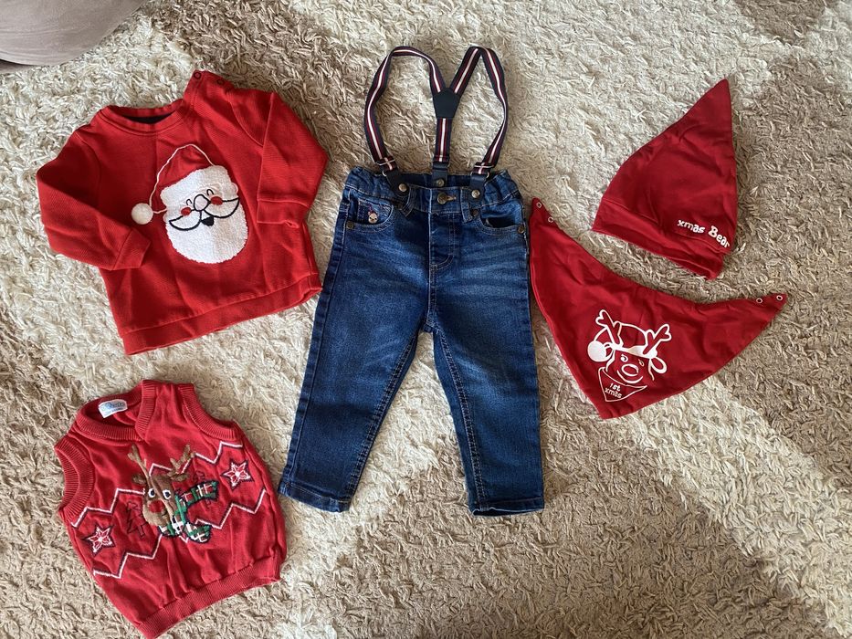 Коледен комплект/коледни 9-12