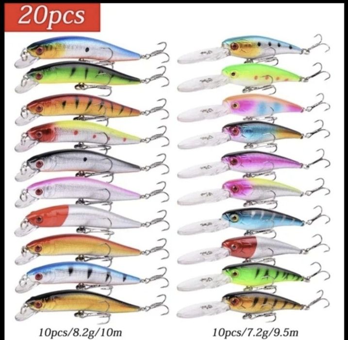 Комплект воблери и блесни