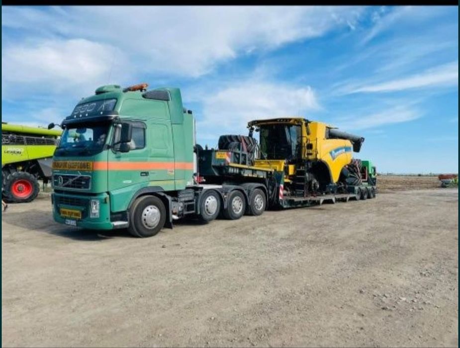 Transport agabaritic trailer lowbed